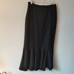 Vintage Claude Barthelemy Black Skirt Sz 44 shirt